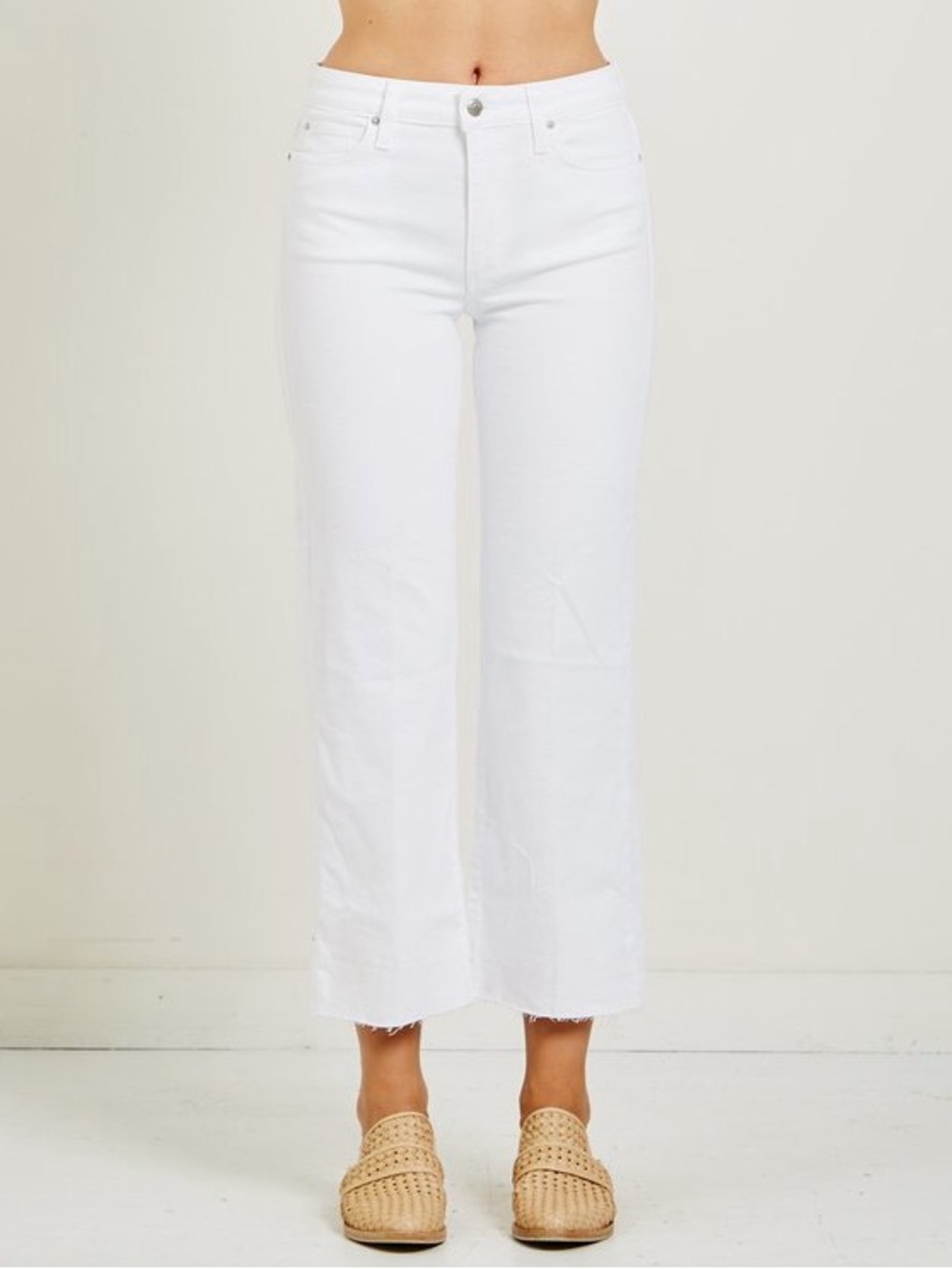 NWT Joe’s Jeans The Wyatt White High Rise Retro Crop Jeans 23